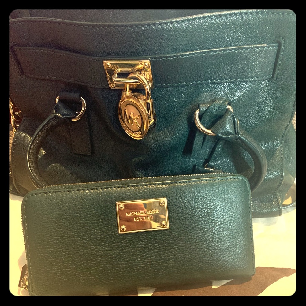 Michael Kors purse with matching wallet
